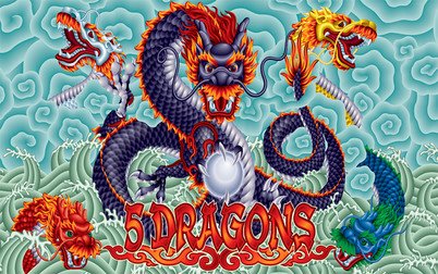 Play 5 Dragons - Slots - Aristocrat games